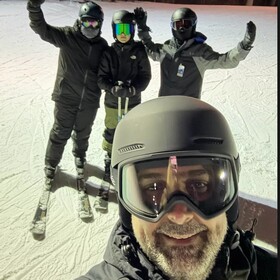 première sortie du club de glisse au Mont Cascades